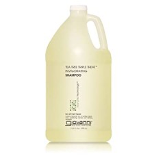 GIOVANNI Tea Tree Triple Treat Invigorating Shampoo, 128 oz. Cooling Peppermint, Conditioning Rosemary, Clarifying 