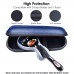 Hard EVA Razor Travel Case for Men's Razor Gillette Mach 3 Fusion ProGlide - Mesh Pocket for 2 Razor Blades   Light