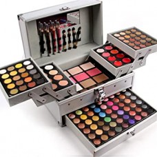 PhantomSky Professional 132 Colors All in one Makeup Palette Cosmetic Contouring Kit Combination with Eyeshadow, Cr